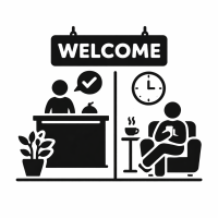 Espace accueil et attente